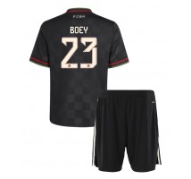 Bayern Munich Sacha Boey #23 Koszulka Trzecia dzieci 2025-26 Krótki Rękaw (+ krótkie spodenki)